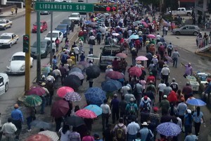 Los maestros de Chiapas han realizado diversas manifestaciones; ahora reforzarn el plantn de la CN