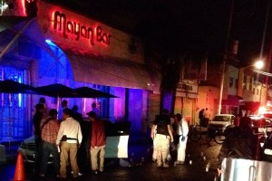 Fachada del establecimiento atacado