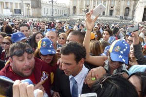 El l�der opositor venezolano, el excandidato presidencial Henrique Capriles