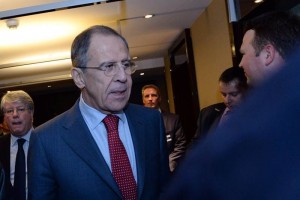 El ministro de Relaciones Exteriores de Rusia, Sergei Lavrov se incorpor a las conversaciones entre