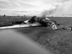 <b>Historia.</b> Un enredo, destrucci�n de avi�n en Venezuela