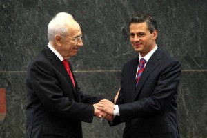 El presidente de Israel invit al presidente Pea Nieto a visitar su pas durante 2014