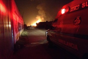 La zona cercana a donde se registr� la explosi�n esta habitada y la carretera federal Texcoco-Lecher