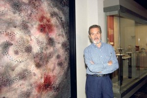 El artista plstico obsequi la pieza en 2004 al acervo de la Sala de Occidente del Museo Nacional d