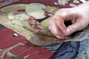 Los tapices fueron encontrados en el siglo XIX