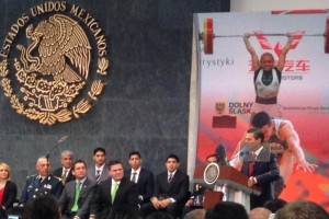 Enrique Pe�a Nieto hizo la entrega de los premios