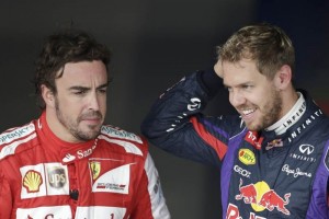 Fernando Alonso quiere ver ms adelante a Sebastian Vettel en otro carro