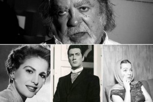 Las luminarias que dejaron de brillar en 2013 Ral Araiza (arriba), Carmen Montejo (izq.), Joaqun Cordero (centro) y Sarita Montiel (der.)