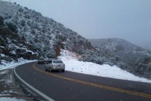 El fenmeno es producto de la tercera tormenta invernal de la actual temporada. Se espera que una ve