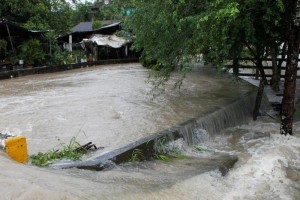 El Frente Fro provoc lluvias intensas en la regin de la Sierra de Tabasco y del norte de Chiapas