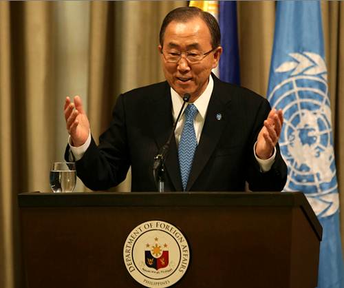 Ban Ki-moon, pidi al presidente de Sudn del Sur y a su rival poltico, que encuentren 