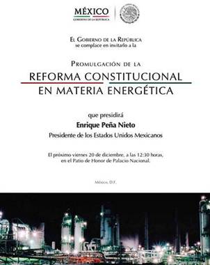 Distribuyen invitaciones para promulgacin de reforma El presidente Pea Nieto encabezar en el mismo lugar el Consejo Nacional de Seguridad Pblica