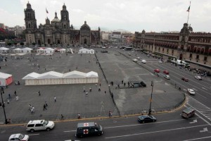 Se colocaron filtros de revisi�n para el acceso al Z�calo capitalino, a fin de evitar el ingreso de 