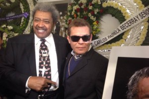 Julio C�sar Ch�vez acudi� al Pante�n Franc�s para despedirse de Jos� Sulaim�n.