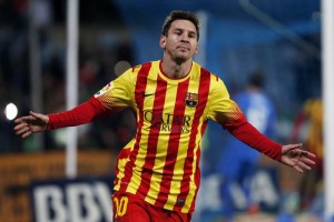 Lionel Messi logr doblete en el duelo de vuelta contra el Getafe