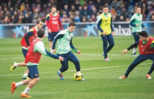 Lionel Messi, listo para tener acci�n