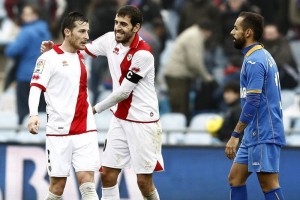 Alberto Bueno le dio los tres puntos al Rayo Vallecano