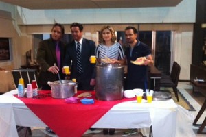 El elenco se reuni en el foro 9 de Televisa San ngel
