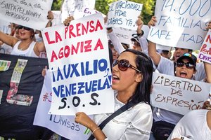 Venezuela: la prensa pide ayuda
