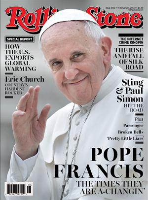 Ya se conoce la portada de Rolling Stone que ocupar el pontfice