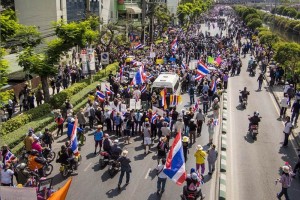 Manifestantes tomaron la calles desde el pasado lunes 13 para impedir la celebracin de las eleccion