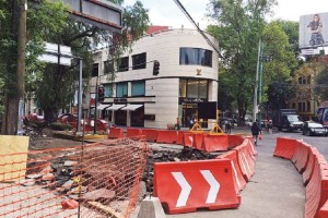 <b>Crnica.</b> Nuevo Las obras en avenida Presidente Masaryk se dividieron en tres etapas. Actualmente trabajan en el tra
