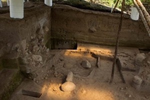 Vista general del piso habitacional en el que tambin se hallaron evidencias de heces y orina de ser