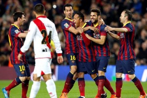 Barcelona super con claridad al Rayo Vallecano.