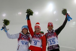 Medallistas del biatln de persecucin 10km 