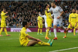 Real Madrid derrot al Villarreal en el Bernabu.