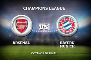 Arsenal vs Bayern Munich, una de las series ms atractivas.