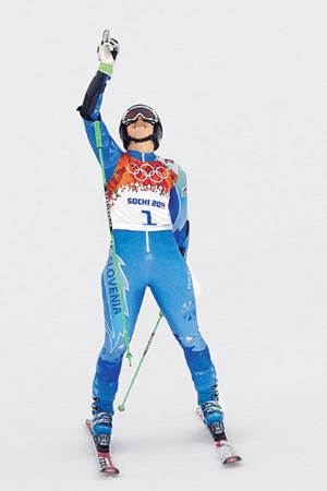 <b>Sochi 2014.</b> Tina Maze se vuelve reina de las nieves
