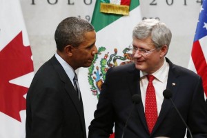 <b>Sochi 2014</B> Obama y Harper apuestan caja de cervezas por duelos de hockey Una caja de cervezas ante los duelos de hockey masculino y femenino