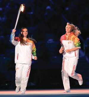 <b>Sochi 2014.</b> Leyendas inician la fiesta en Sochi