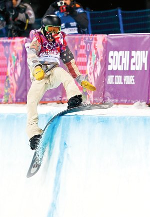 <b>Sochi 2014.</b> Shaun falla en snowboard: derrumbe 