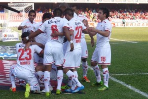 Toluca gole al Veracruz en el Luis Pirata Fuente.