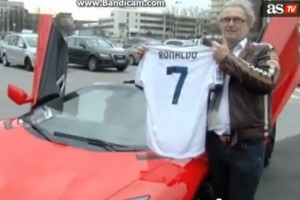 El aficionado est dispuesto a darle el Lamborghini de 400 mil euros a Cristiano.