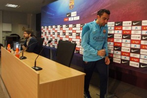 Bara puede ganar el 'triplete': Xavi Xavi Hernndez considera que pueden llevarse la Liga, la Copa y la Champions.