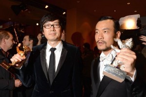 Yinan Diao y Liao Fan, protagonista del filme ganador del Oro, una historia de matones profusa en sa