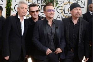 Por cada descarga del tema de U2, Bank Of America aportara un dlar a la causa