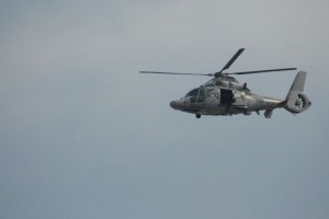 Helicpteros de la Marina-Armada sobrevolaron las colonias Guadalupe, La Campia, Las Quintas y la z