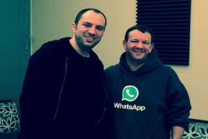 Los cofundadores de WhatsApp, Jan Koum y Brian Acton