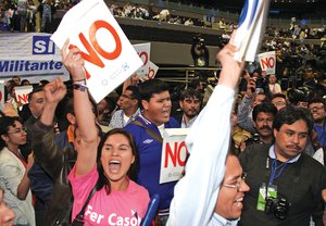 AN acata fallo; indagar padrn de militantes AN acata fallo; indagar padrn de militantes