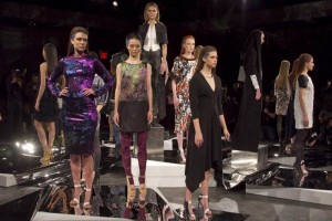 Csar Galindo se inspira en la mujer multifactica Galindo present variedades de vestidos de manga larga, corta o al codo, o sin mangas