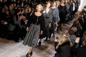 En el oto�o/invierno de Michael Kors la bohemia y el lujo accesible se encontraron, se vieron pocos 