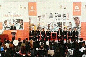 Atizapan espera captar 2 mil armas de fuego en una semana en la explanada del Palacio Municipal, ind