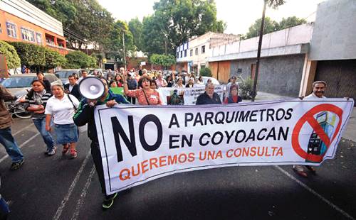 Descartan consulta sobre parqumetros Descartan consulta sobre parqumetros