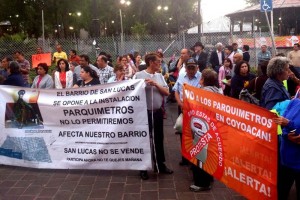 Se consult a INAH sobre parqumetros en Coyoacn A pesar de los argumentos oficiales, los vecinos de la demaracin se niegan a la instalacin de parq