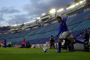 Minutos antes de que arrancara el partido de futbol entre los equipos Cruz Azul y Atlas, el jefe de 