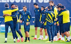 <b> Champions League </b> Atltico de Madrid no se siente inferior al Bara <b> Champions League </b> Atltico de Madrid no se siente inferior al Bara